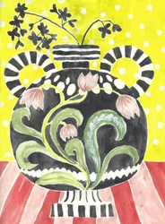 Kühnes florales Stillleben