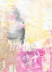Lebendige rosa-gelbe Abstraktion
