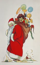 Hier kommt der Weihnachtsmann (Buchillustration)