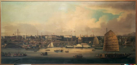 Blick auf die Stadt Shanghai