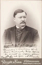 Alexandre Glazounov - Porträt des Komponisten Alexander Glasunow (1865-1936) - Anonym. Fotografie