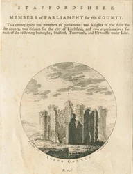 Alton Castle: Gravur, undatiert [?spätes 18. Jahrhundert]