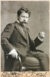 Porträt des Dirigenten Arthur Nikisch (1855-1922)