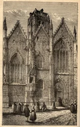 Kirche Notre-Dame von Glas - Glas (Ille-et-Vilaine) - Gravur in 