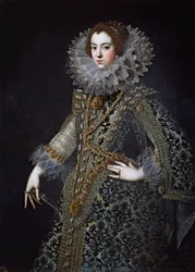 Porträt von Elisabeth von Frankreich, Königin von Spanien