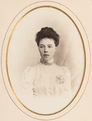 Großfürstin Olga Alexandrowna von Russland (1882-1960), Anonym. Albumin-Foto. Private Sammlung