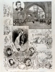 Illustrationen für Marion Delorme, Oper von Ponchielli, im Teatro alla Scala