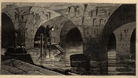 Menilamount-Reservoir - Paris - 1890 - Gravur 1890