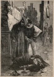 Ermordung Ercole Strozzis in Ferrara am 6. Juni