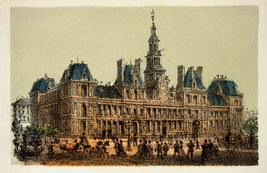 Paris 1874: Rathaus, private Sammlung