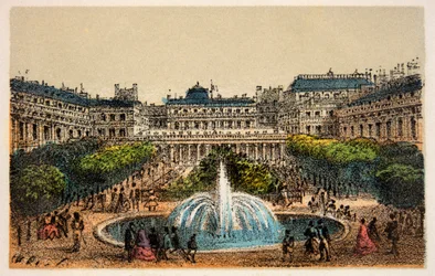 Paris 1874: Gärten des Königspalastes, Private Sammlung