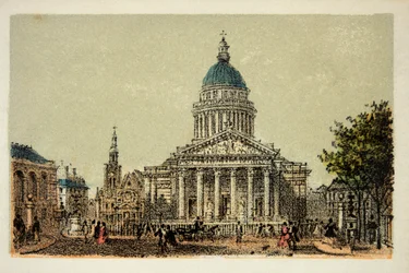 Paris 1874: Das Pantheon. Private Sammlung