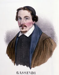 Pierre Gassendi (1592-1655), französischer Philosoph, Astronom, Mathematiker und Physiker