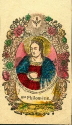 Andachtsbild: St. Philomena (Epinal-Druck)
