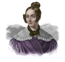 Porträt von Mademoiselle Didion (Barbe Francoise Madeleine Didion) (1798-1836) in „Portraits et histoire des hommes utile: hommes et femmes de tous pays et de tous conditions, qui ont acquis des droits à la reconnaissance des hommes“