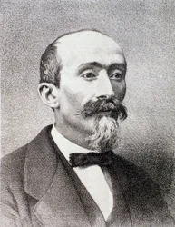 Porträt von Antonio Cagnoni, italienischer Komponist. Mailänder Privatsammlung