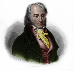 Porträt von Benjamin Constant (1767 - 1830), schweizerisch-französischer Adliger, Denker, Schriftsteller und Politiker. in 