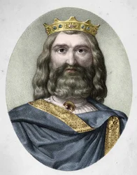 Porträt von Chlodwig I. (ca. 466-511), König der Franken.