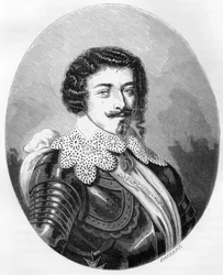 Porträt von Herzog Heinrich II. von Montmorency (1595-1632) - Gravur von 1863 in „Le Livre Rouge - Histoire De L