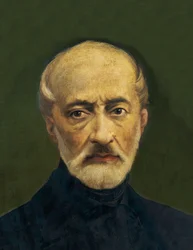 Porträt von Giuseppe Mazzini (1805-1872), italienischer Politiker und Nationalist