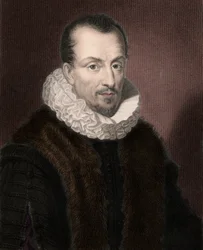 Porträt von Jacques Auguste (Jacques-Auguste) de Thou (Thuanus) (1553-1617), französischer Historiker, Buchsammler und Präsident des Parlaments von Paris