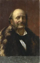 Porträt von Jacques Offenbach (1819-1880)