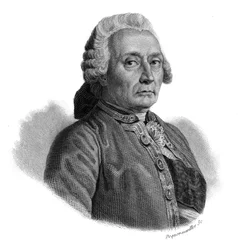 Porträt von Jean Rodolphe Perronet (1708-1794), erster Ingenieur der Ponts et Chaussées du Royaume, Gründer und Direktor der École des Ponts et Chaussées in „Portraits et histoire des hommes utile: hommes et femmes de tous pays et de tous conditions, qui o