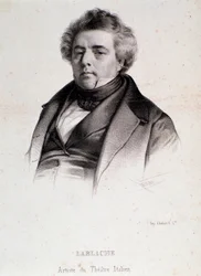 Porträt von Luigi Lablache (1794-1858), italienischer und französischer Opernsänger