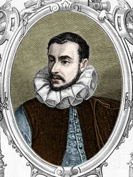 Porträt von Paolo Caliari genannt Paolo Veronese (1528-1588), italienischer Maler. (the galleries of Europe - Italy)