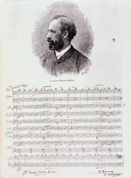 Porträt von Romualdo Marenco (Gravur)