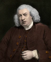 Porträt von Samuel Johnson (1709-1784), englischer Schriftsteller