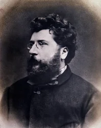 Porträt des englischen Komponisten Georges Bizet (s/w Foto)