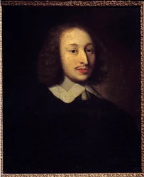 Vermutetes Porträt von Blaise Pascal (1623-1662), Gelehrter und Schriftsteller. Anonymes Gemälde. 17. Jahrhundert Paris, Musée Carnavalet
