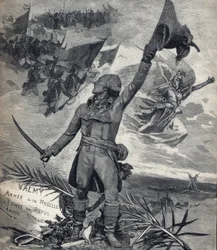 Statue von General Francois Christophe Kellerman (1735-1820), französischer General, Sieger der Schlacht von Valmy (20. September 1792): 