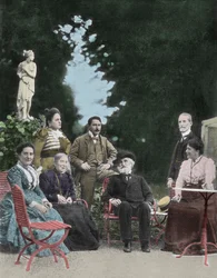 Der italienische Komponist Giuseppe Verdi (1813-1901) in Sant