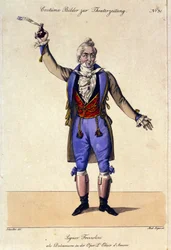 Der Bass Giuseppe Frezzolini (1789-1861) interpretiert Doktor Dulcamara in der Oper „L