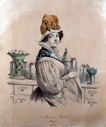 Der Kräuterkenner (Gravur)