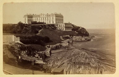 Die Stadt Marseille und ihre Umgebung um 1885-1890: Das Schloss Pharo