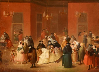 Thema vom venezianischen Karneval, Spielhaus (Il Ridotto)