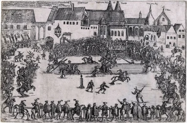 Turnier zur Zeit von Heinrich I. dem Vogler (938)