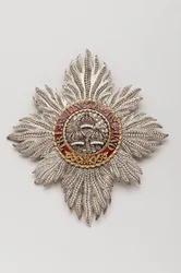 Vereinigtes Königreich - Orden des Bades: Ritterplakette von Georg IV. (1762-1830), Regent, dann König von England (1820-1830) - Hergestellt von Rundell, Bridge & Rundell, London - 1813 - Gold, Silber, Diamanten und Emaille