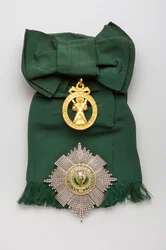 Vereinigtes Königreich - Orden der Distel - Oben: Abzeichen, Verschreibungsmodell, hergestellt von John James Eddington (London)