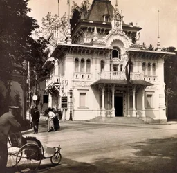 Weltausstellung von 1900 in Paris: Pavillon der Südafrikanischen Republik. Private Sammlung