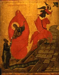 Der Prophet Elija und der feurige Wagen, frühes 16. Jahrhundert