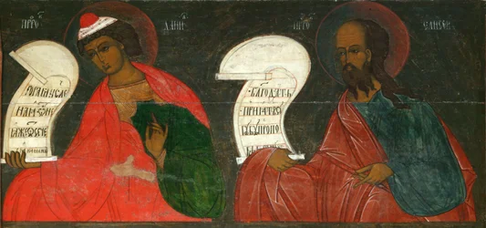 Die Propheten Daniel und Elisa, 16. Jahrhundert