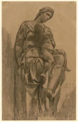 Madonna mit dem Kind (nach Michelangelo)