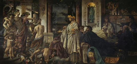 Das Symposium Zweite Version, ca. 1871-1874