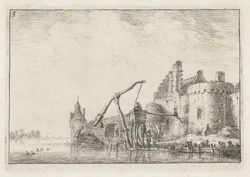 Stadtmauer vom Wasser aus gesehen