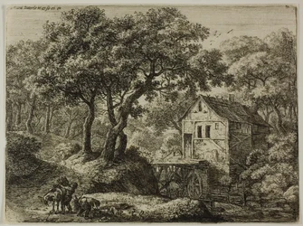 Die Mühle im Wald