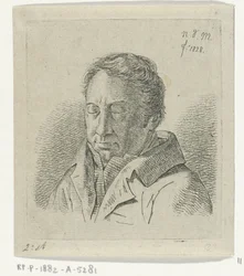 Mann mit geschlossenen Augen